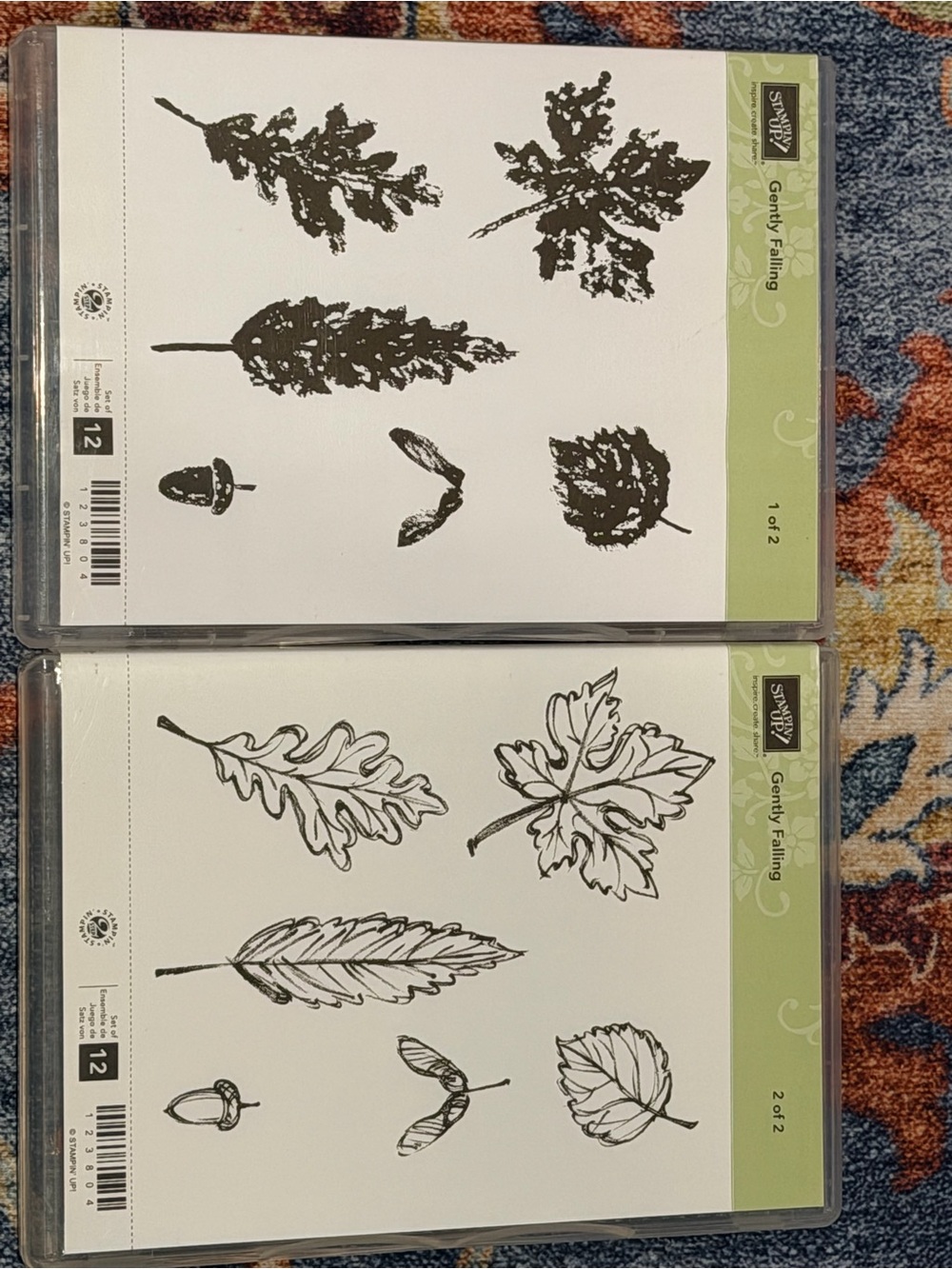 Stampin' Up! Gently Falling Leaf & Acorn Stamp Set of 2
